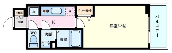 鷹野橋駅 徒歩7分 2階の物件間取画像